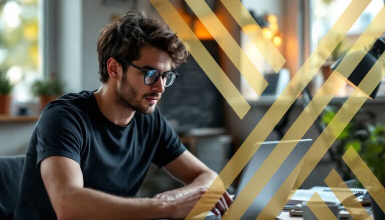 Complete Guide to Graduate Visa UK Applications: Steps, Requirements & Timeline (2025) boy is focused on his laptop, researching the requirements and timeline for graduate visa uk application.